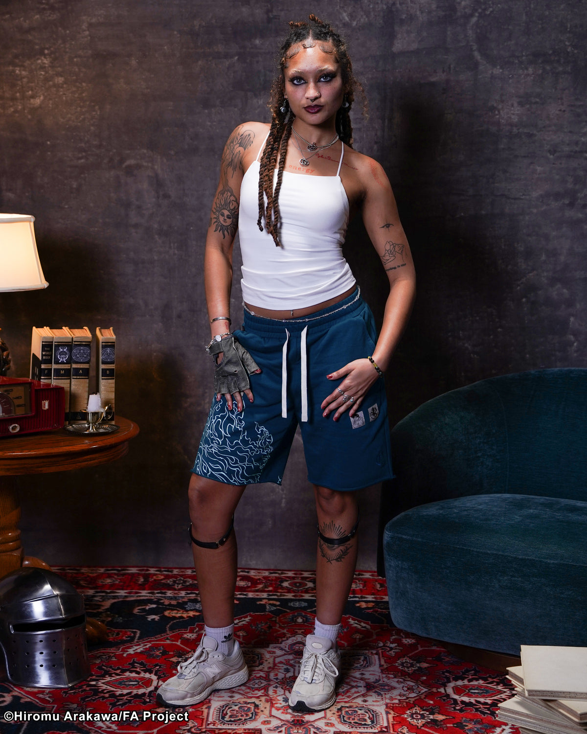 FMAB ROY MUSTANG LOUNGE SHORTS 