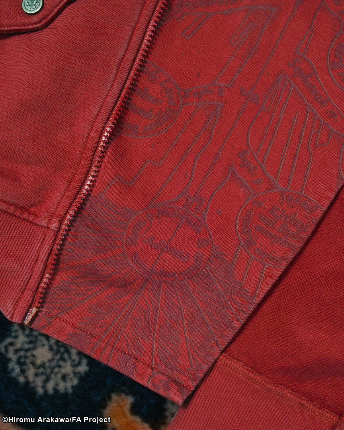 Fullmetal Alchemist Brotherhood Ed Asymmetrical red hoodie 
