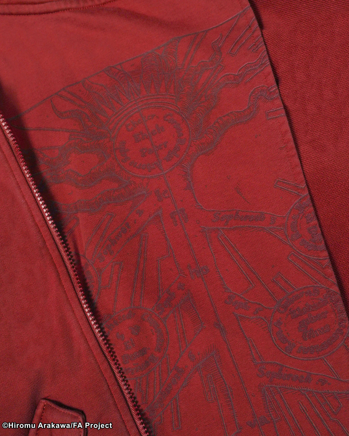 Fullmetal Alchemist Brotherhood Ed Asymmetrical red hoodie 