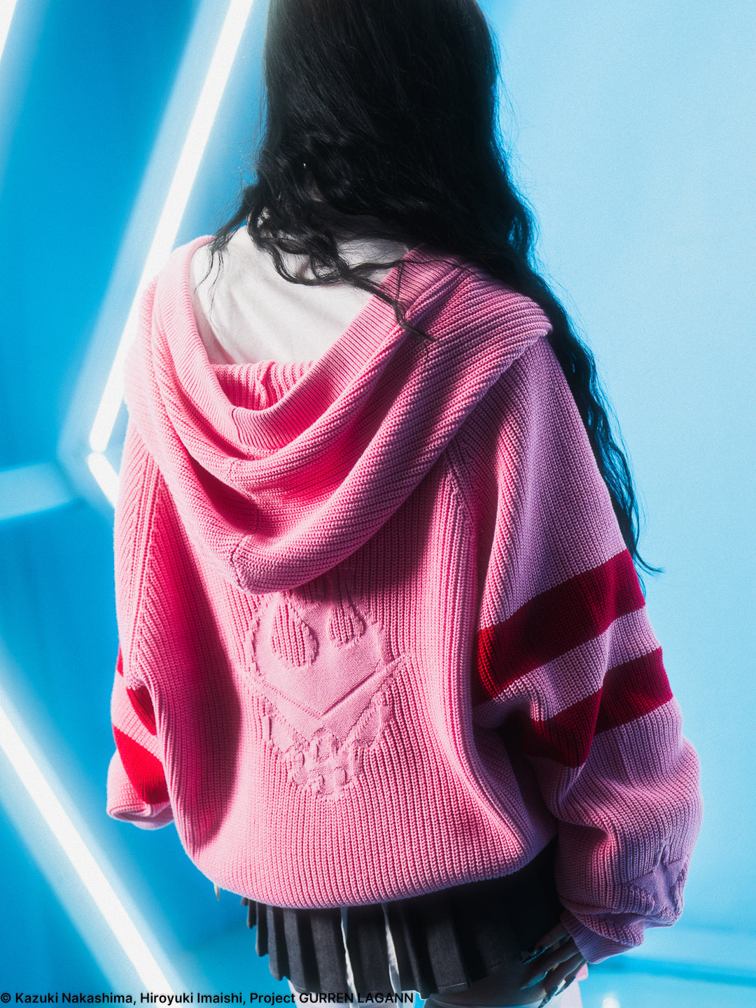 Gurren Lagann Nia Knit Hoodie – Hashira Studios