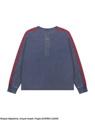 Gurren Lagann Simon blue long sleeve henley 