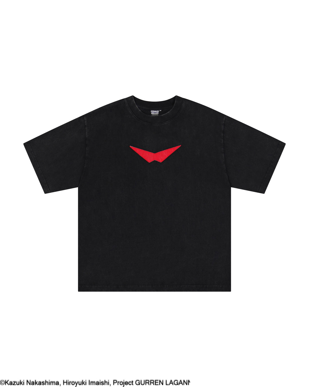 Gurren Lagann subtle anime black short sleeve tee 
