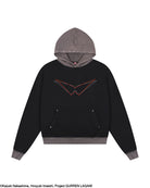Black Kamina subtle character hoodie Gurren Lagann