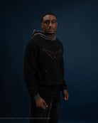black Kamina subtle character hoodie Gurren Lagann
