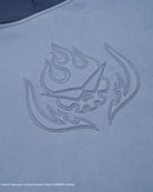 light blue Kamina subtle character hoodie Gurren Lagann
