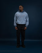 light blue Kamina subtle character hoodie Gurren Lagann