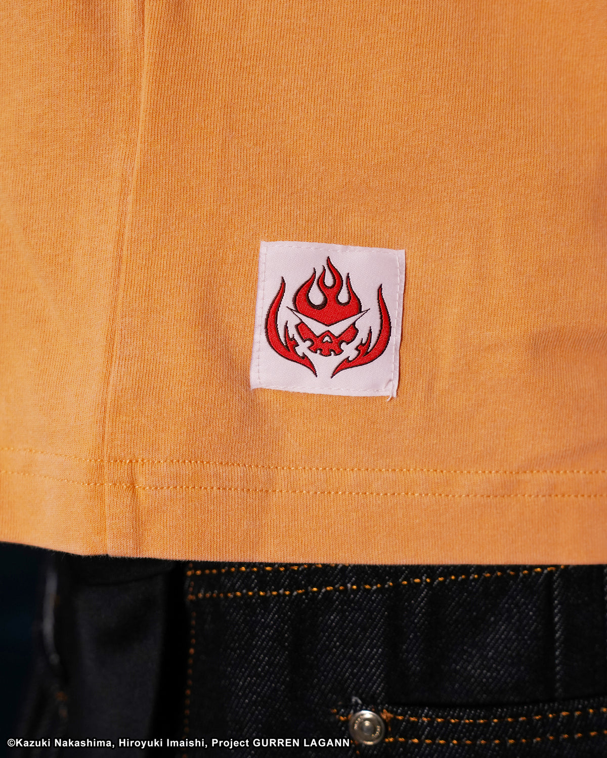 GURREN LAGANN KING KITTAN TEE MUSTARD