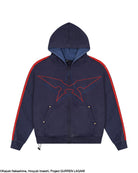 Simon Gurren Lagann zip-up blue 