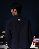 SIMON GURREN LAGANN BUTTON UP NAVY