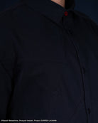 SIMON GURREN LAGANN BUTTON UP NAVY