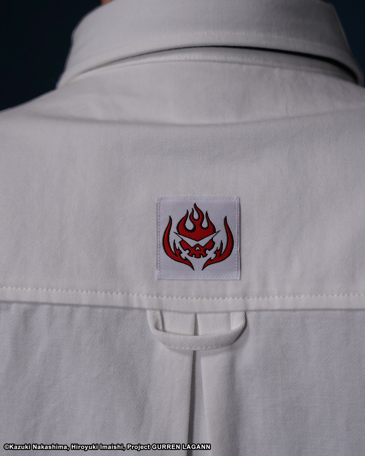 GURREN LAGANN WHITE BUTTON UP SIMON 