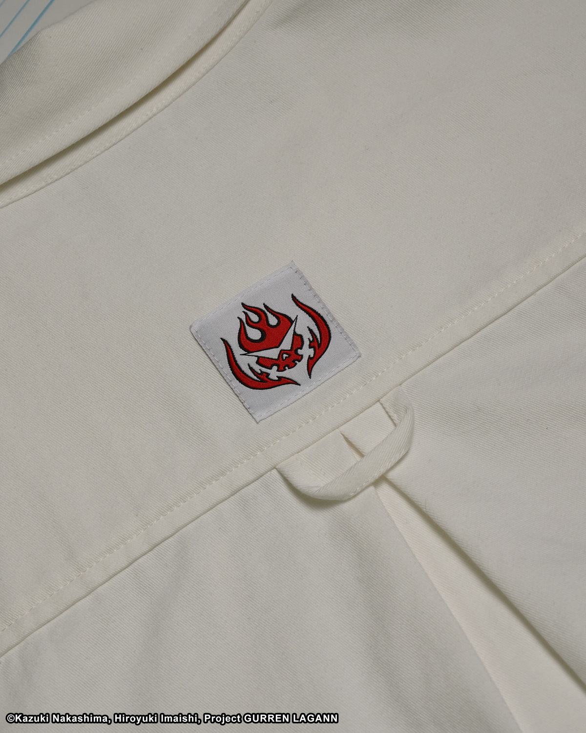 GURREN LAGANN WHITE BUTTON UP SIMON 