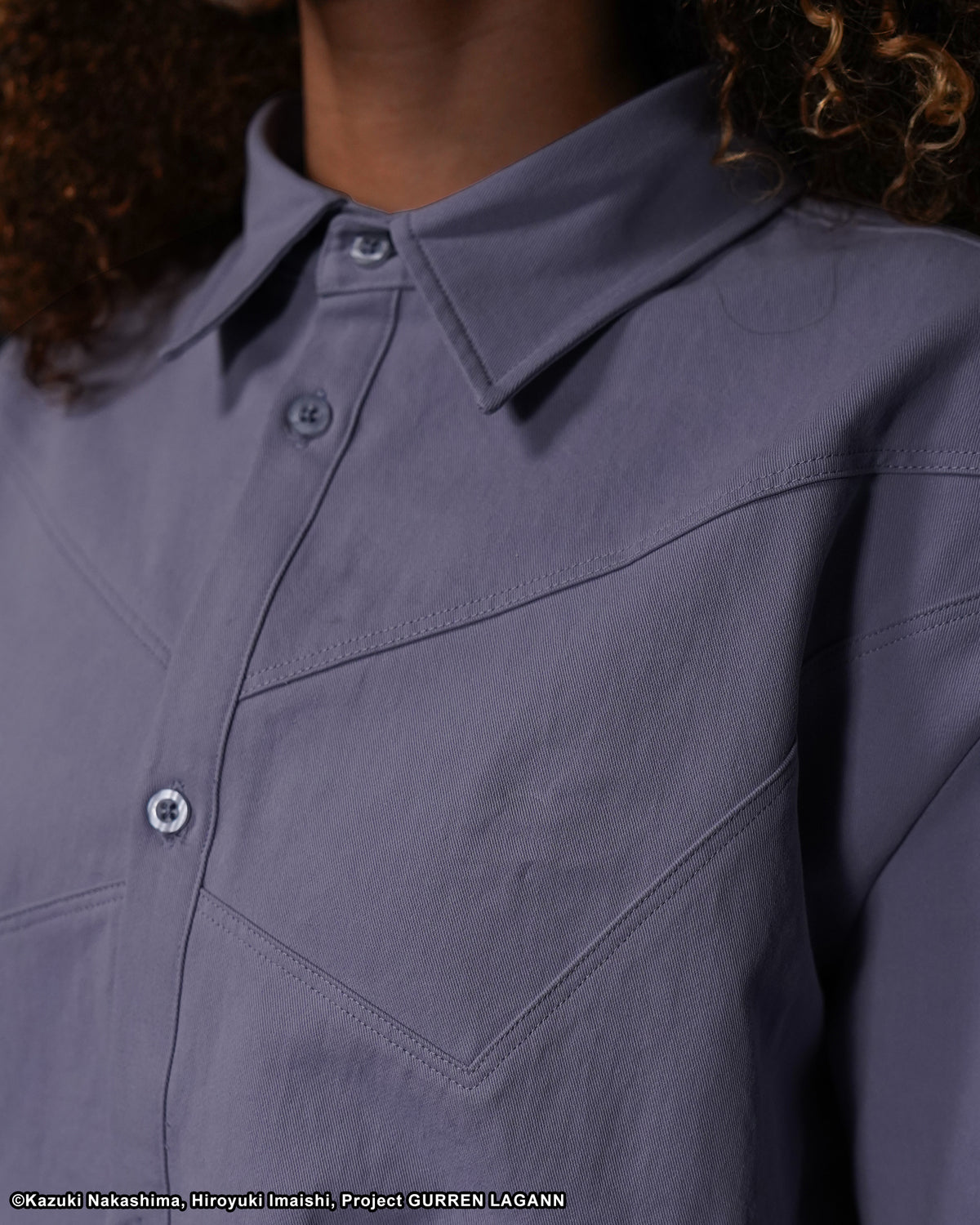 KAMINA GURREN LAGANN BUTTON UP 
