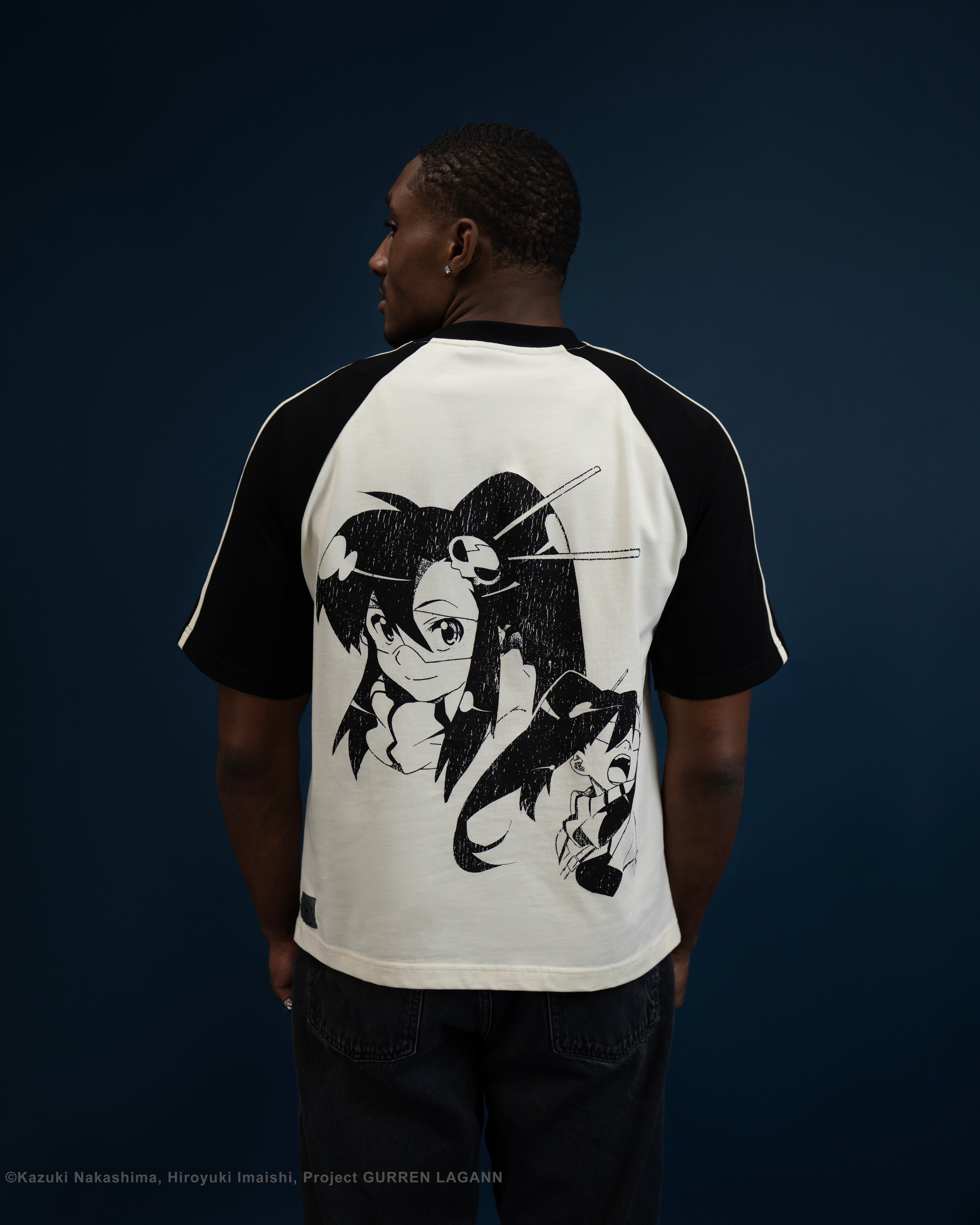 Off white raglan tee Yoko Gurren Lagann