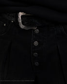 Black denim jorts Yoko Gurren Lagann