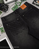 Black denim jorts Yoko Gurren Lagann