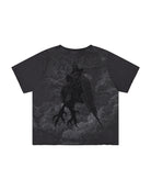 Grey dark fantasy harpy queen relaxed tee