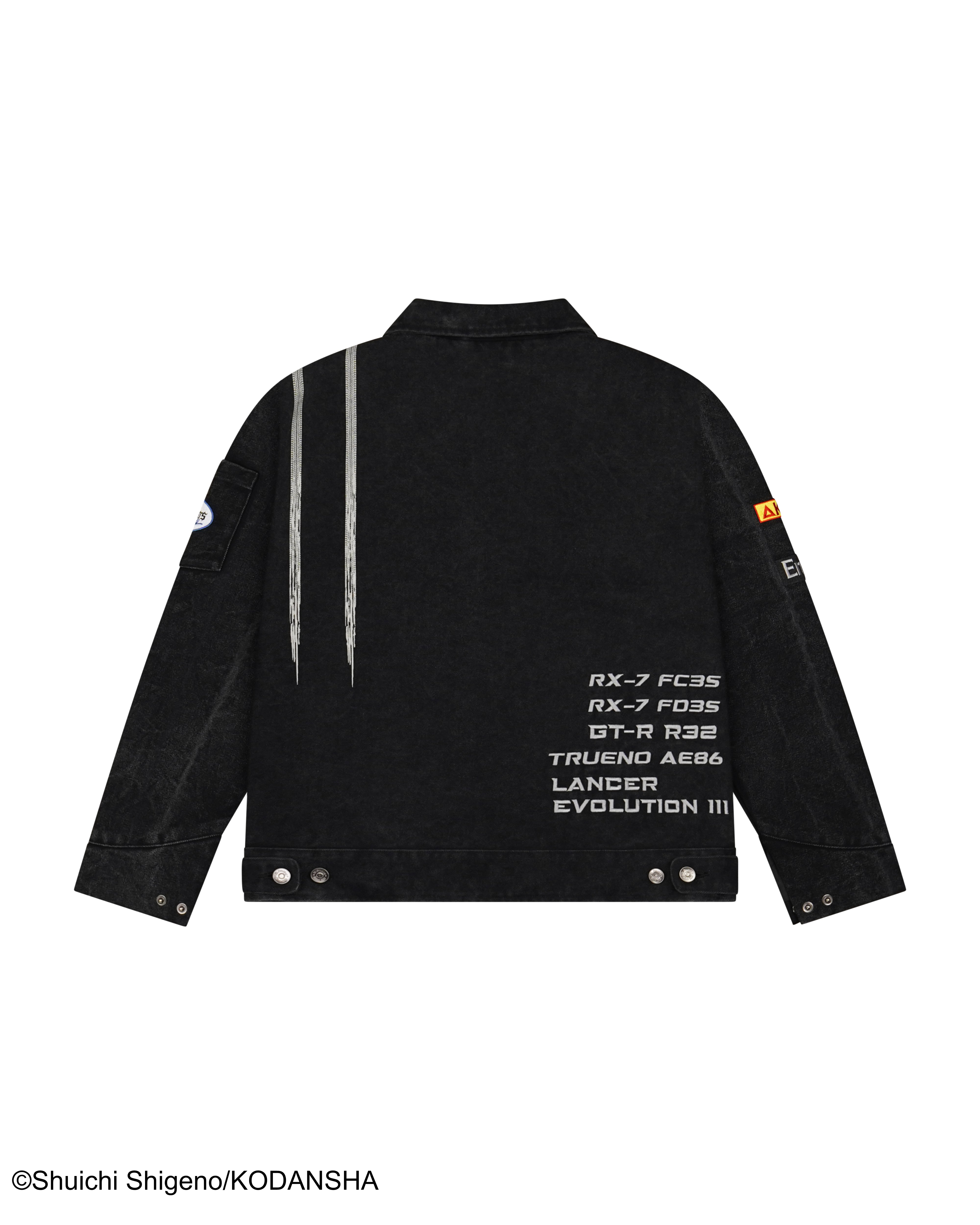 Initial D work racing cotton canvas jacket 