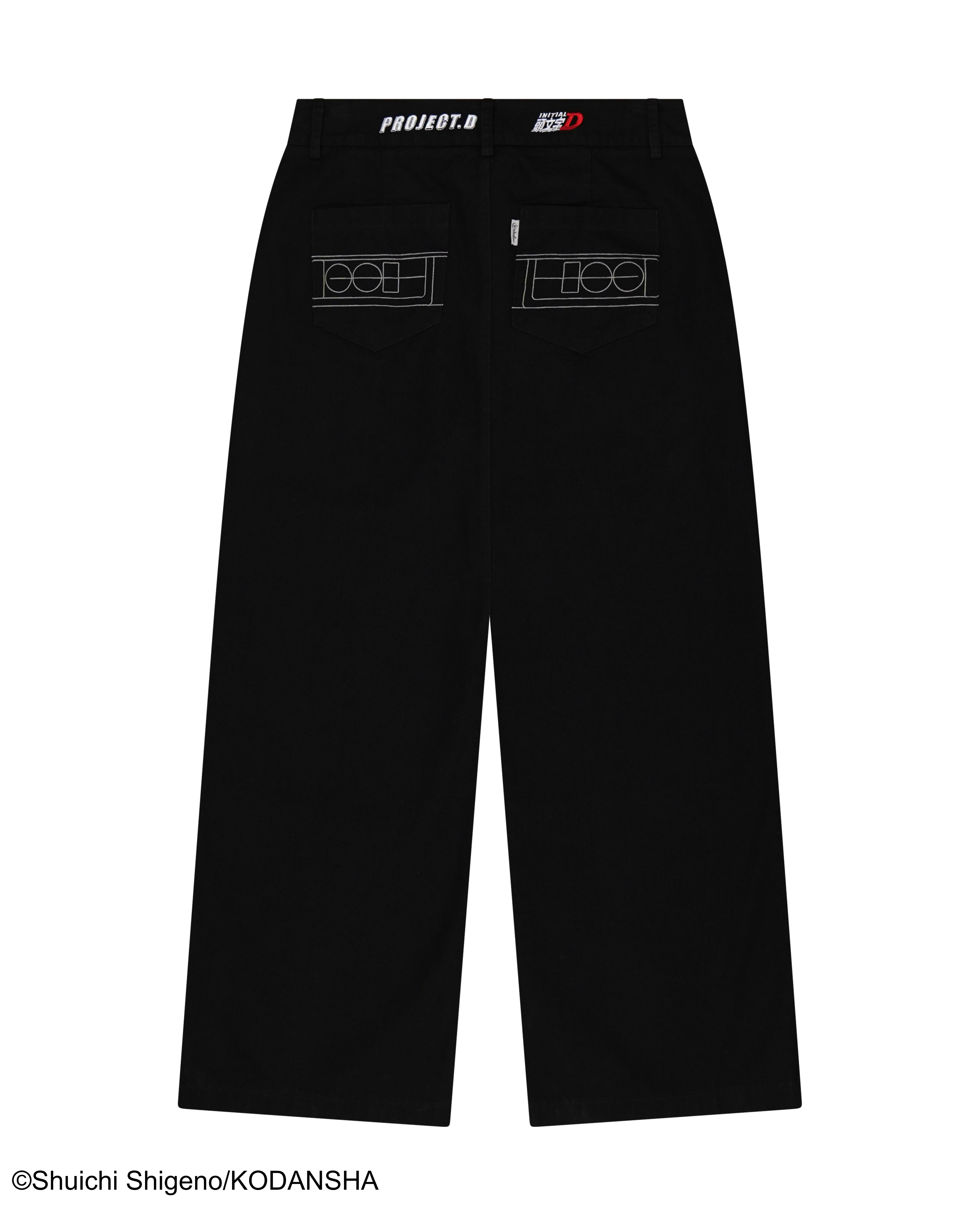 Ryosuke pleated trousers Initial D