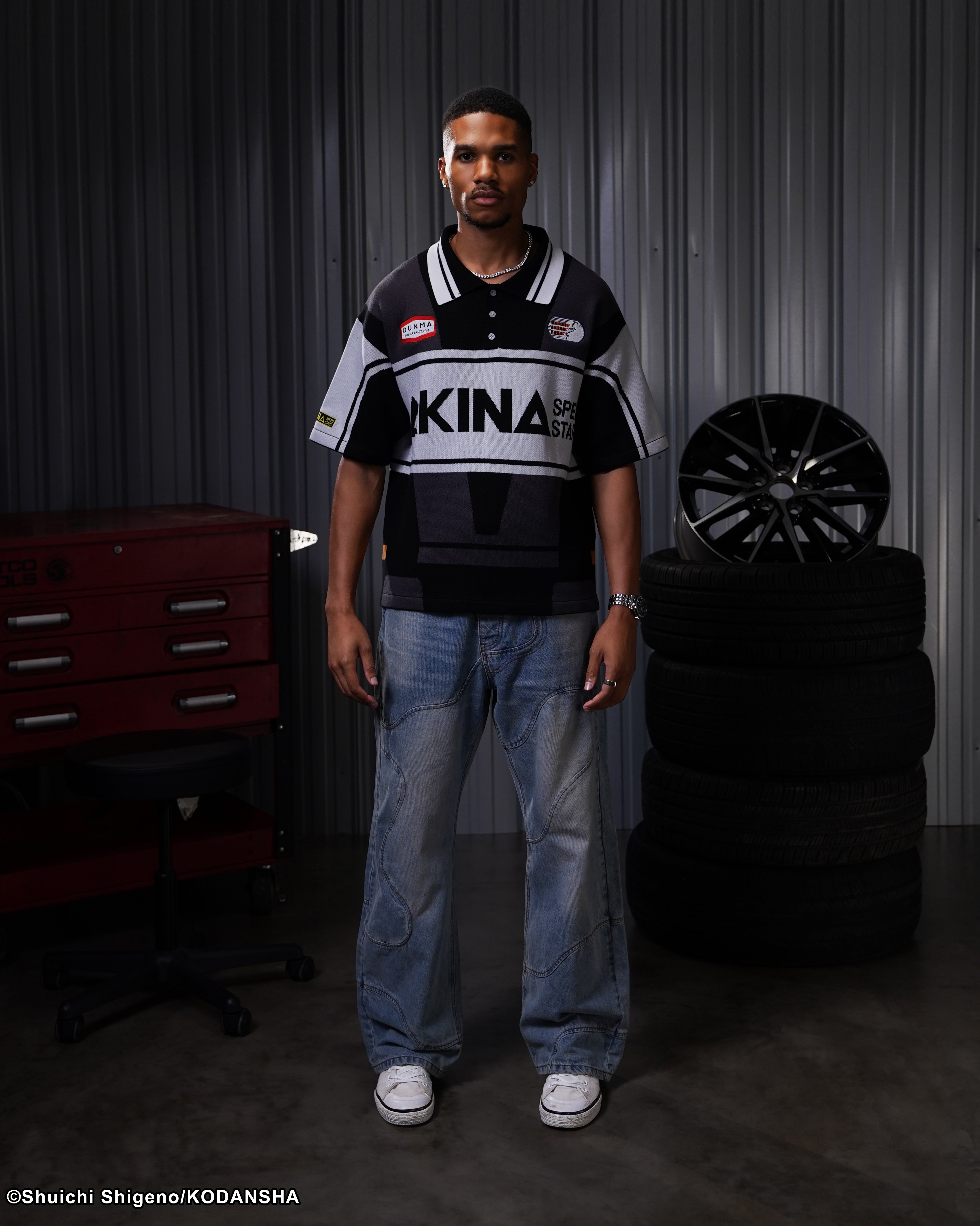 Initial D Akina knitted t-shirt 