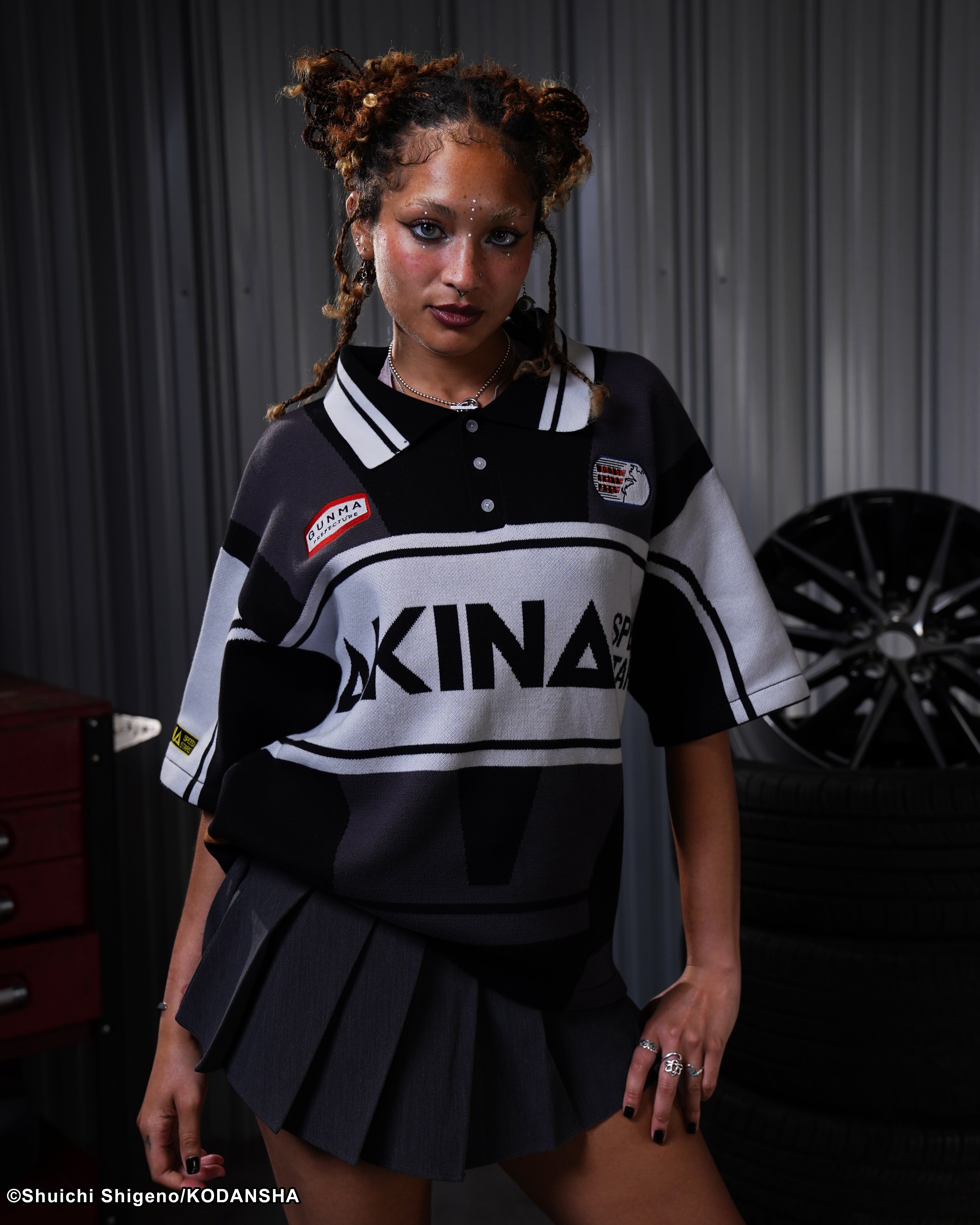 Initial D Akina knitted t-shirt 