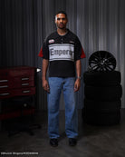 Initial D racing knitted polo tee 