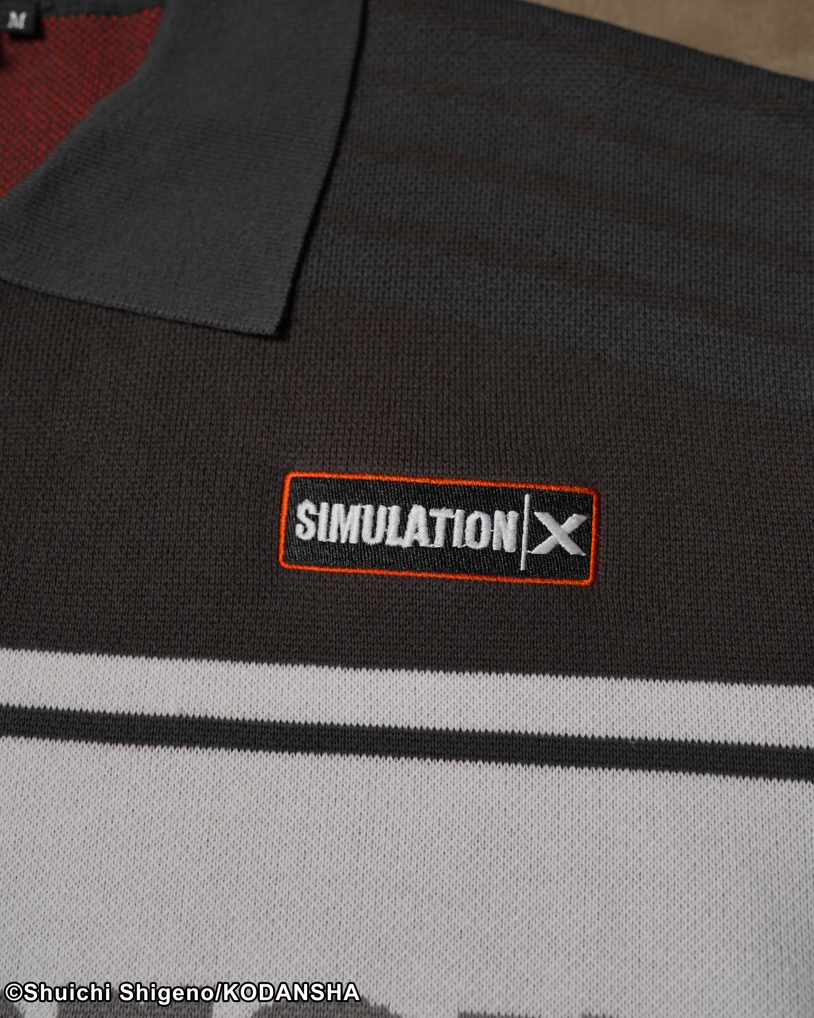 Initial D racing knitted polo tee 