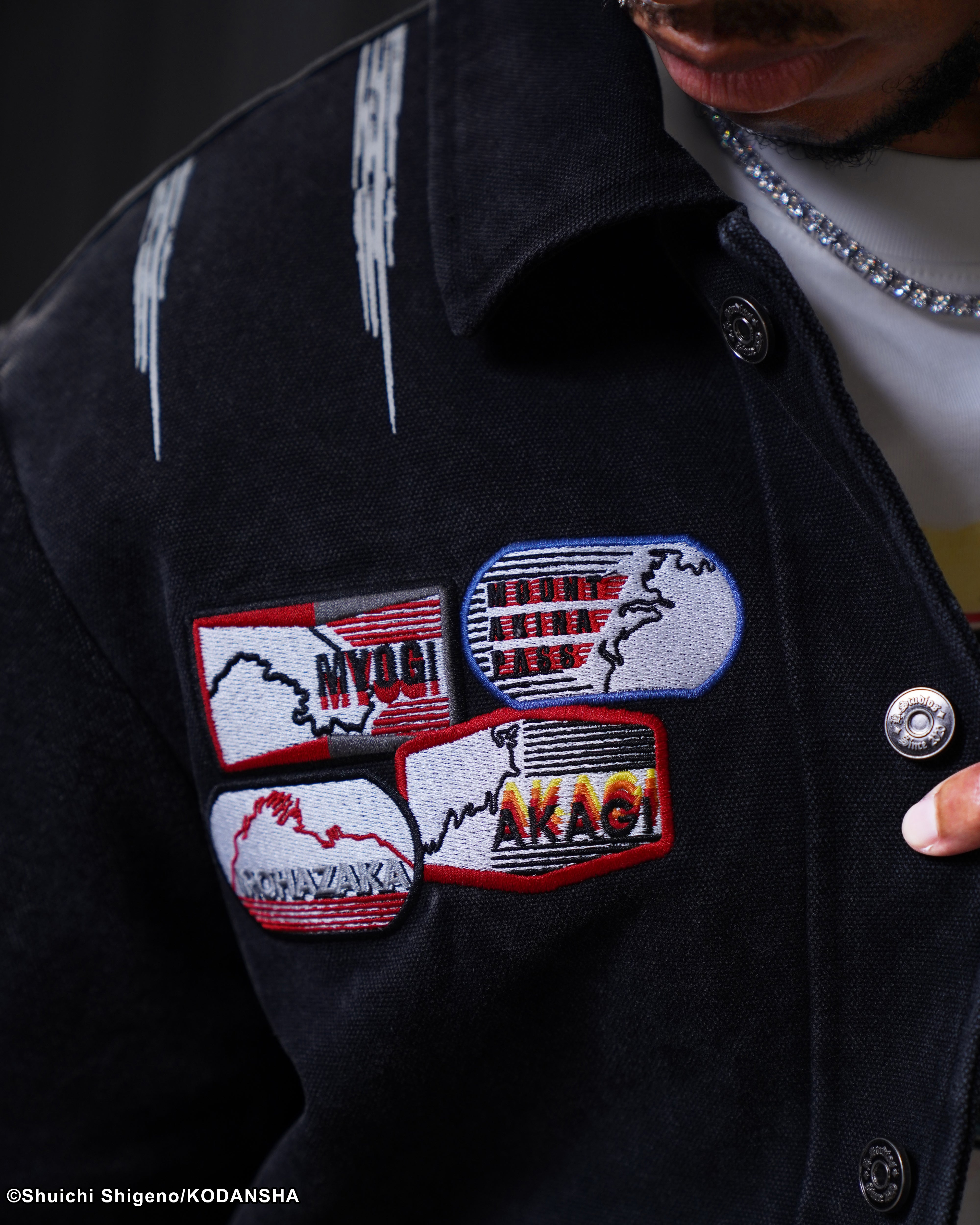 Initial D work racing cotton canvas jacket 