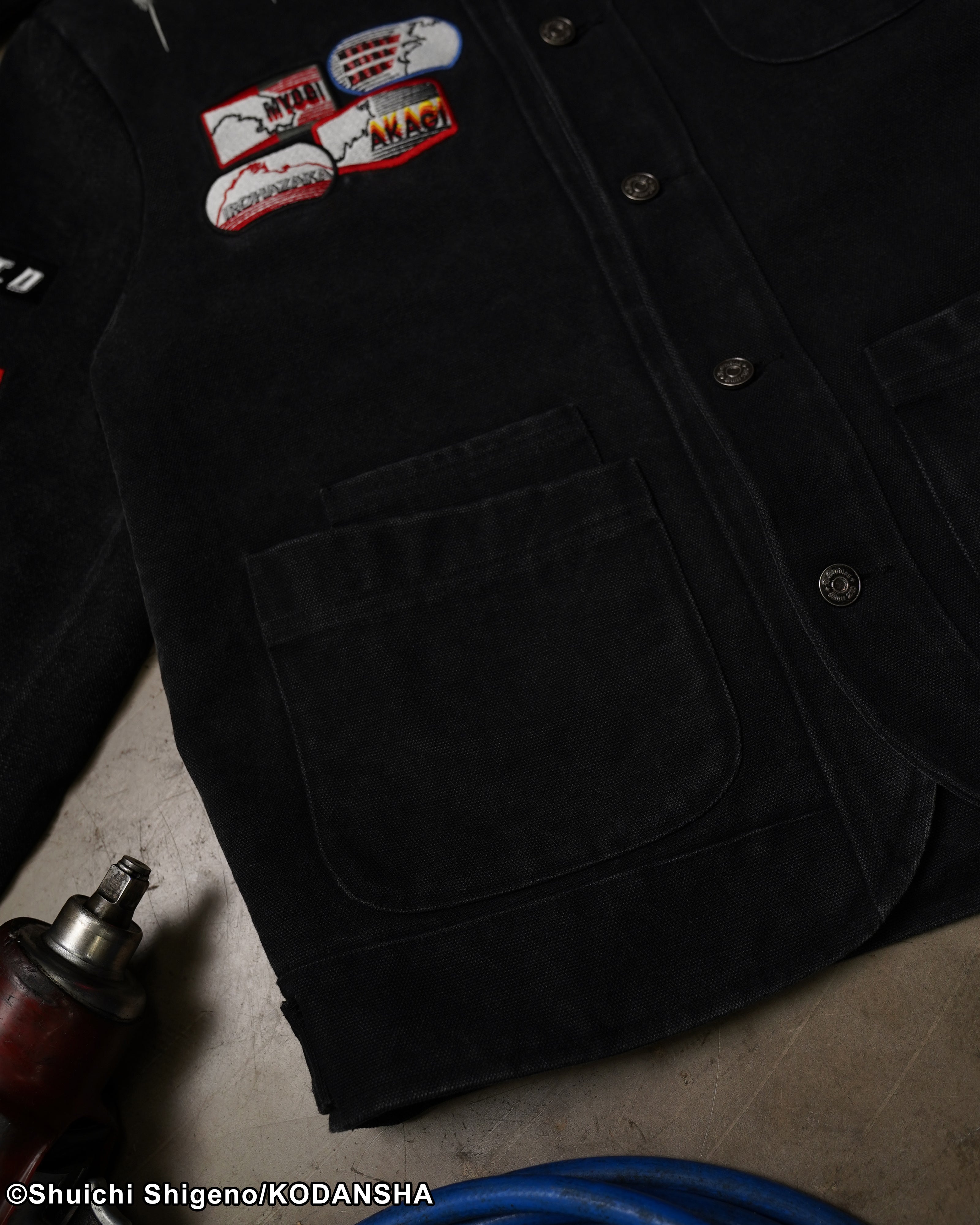 Initial D work racing cotton canvas jacket 