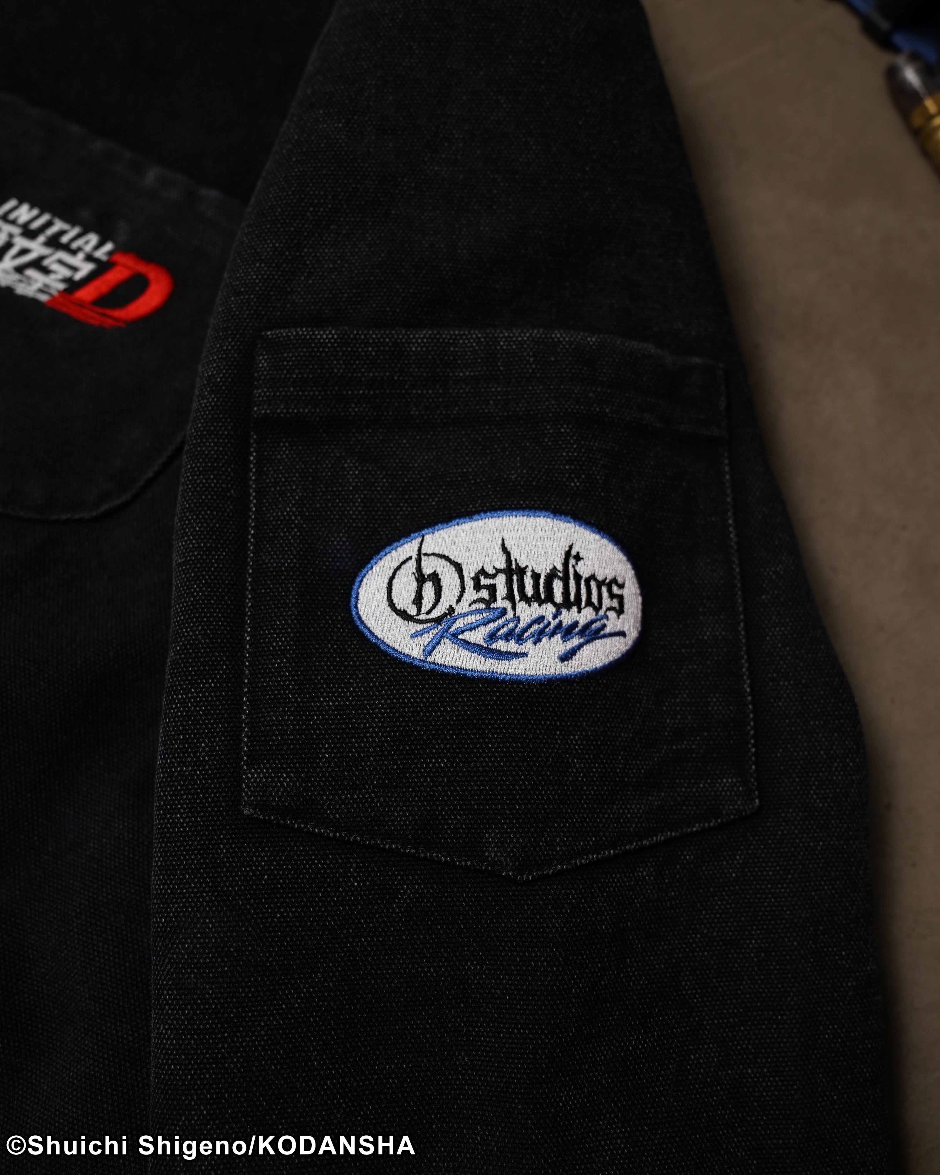 Initial D work racing cotton canvas jacket 