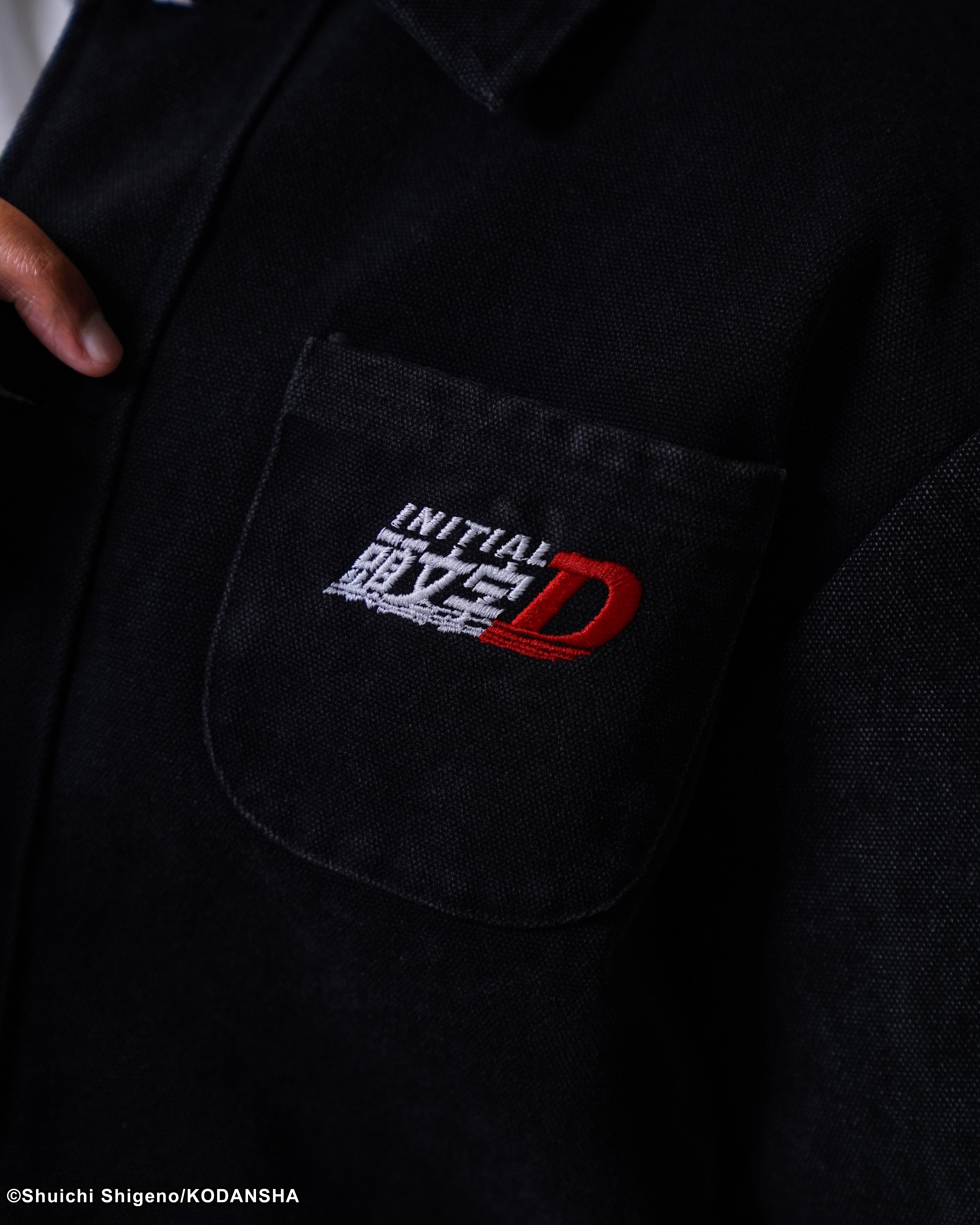 Initial D work racing cotton canvas jacket 