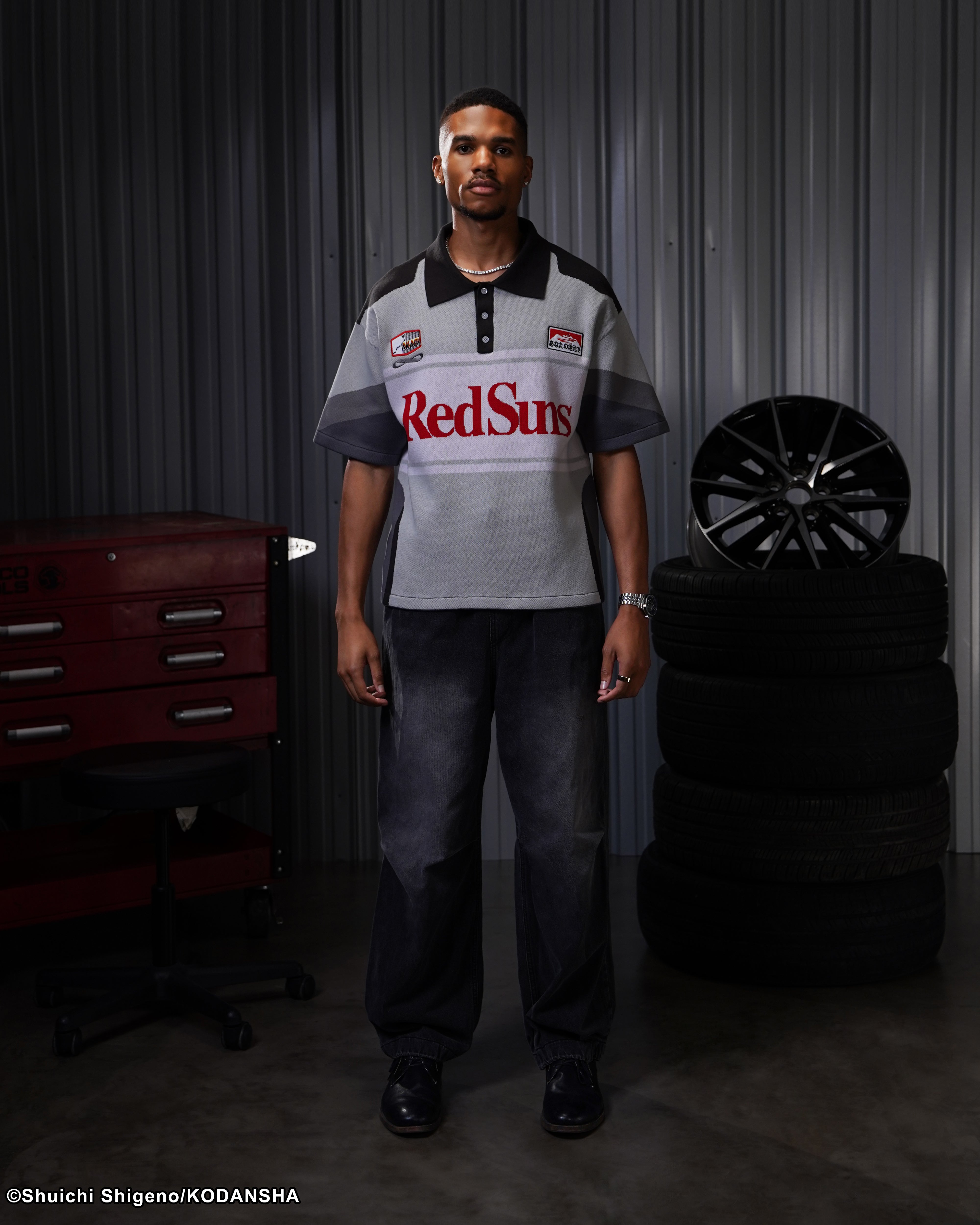 InitialD RedSuns knitted t-shirt 