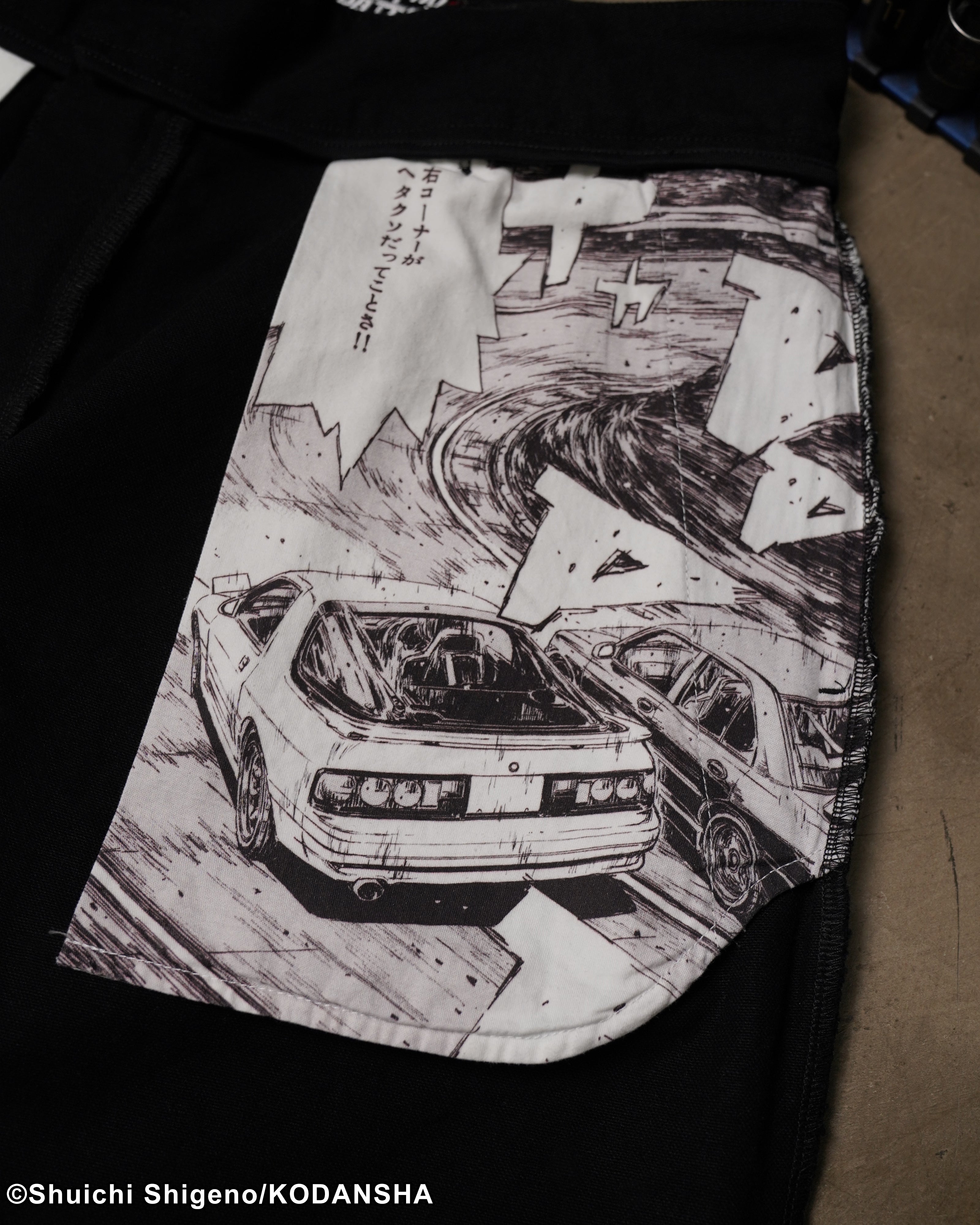 Ryosuke pleated trousers Initial D