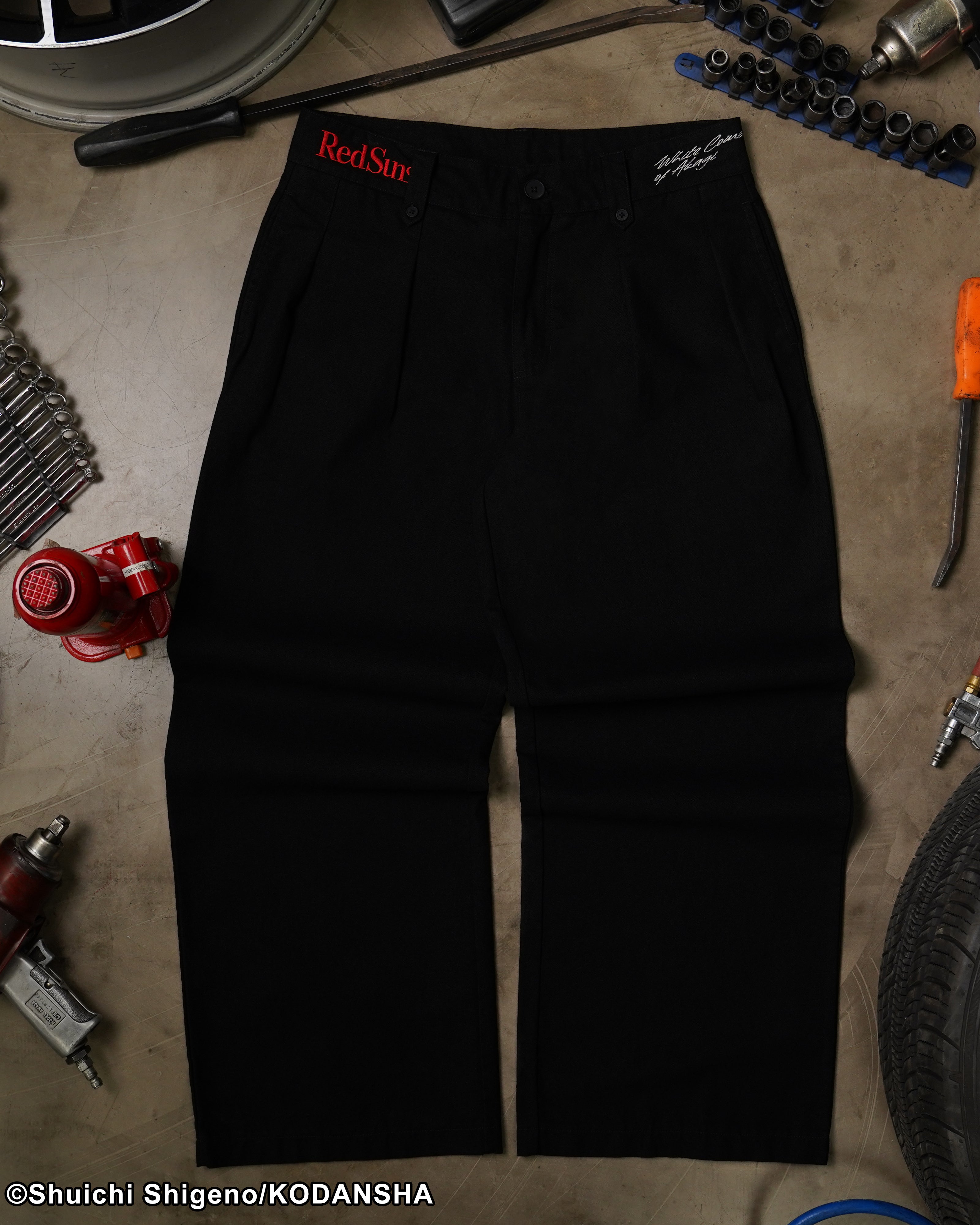 Ryosuke pleated trousers Initial D