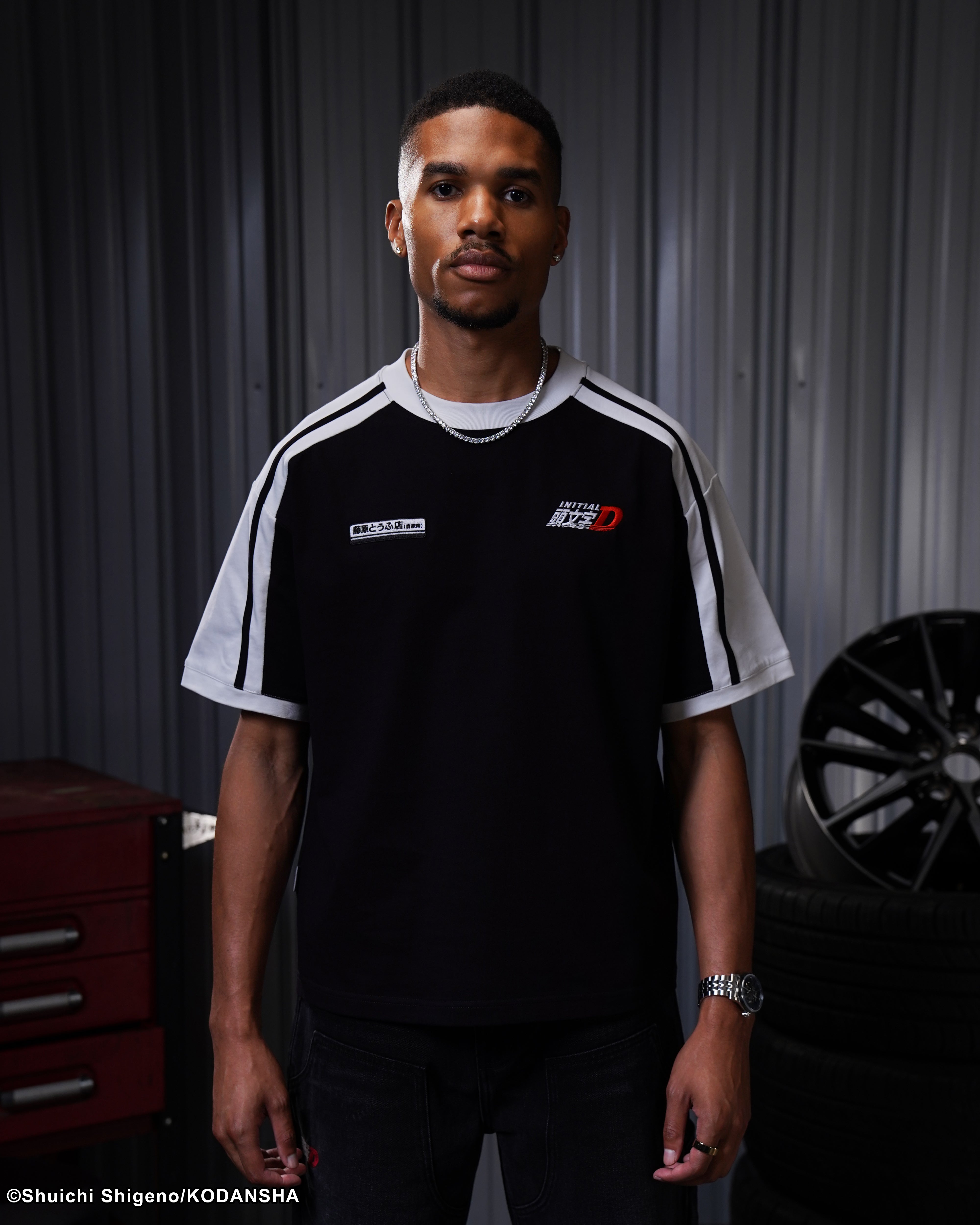 Initial D AE86 racing raglan tee 