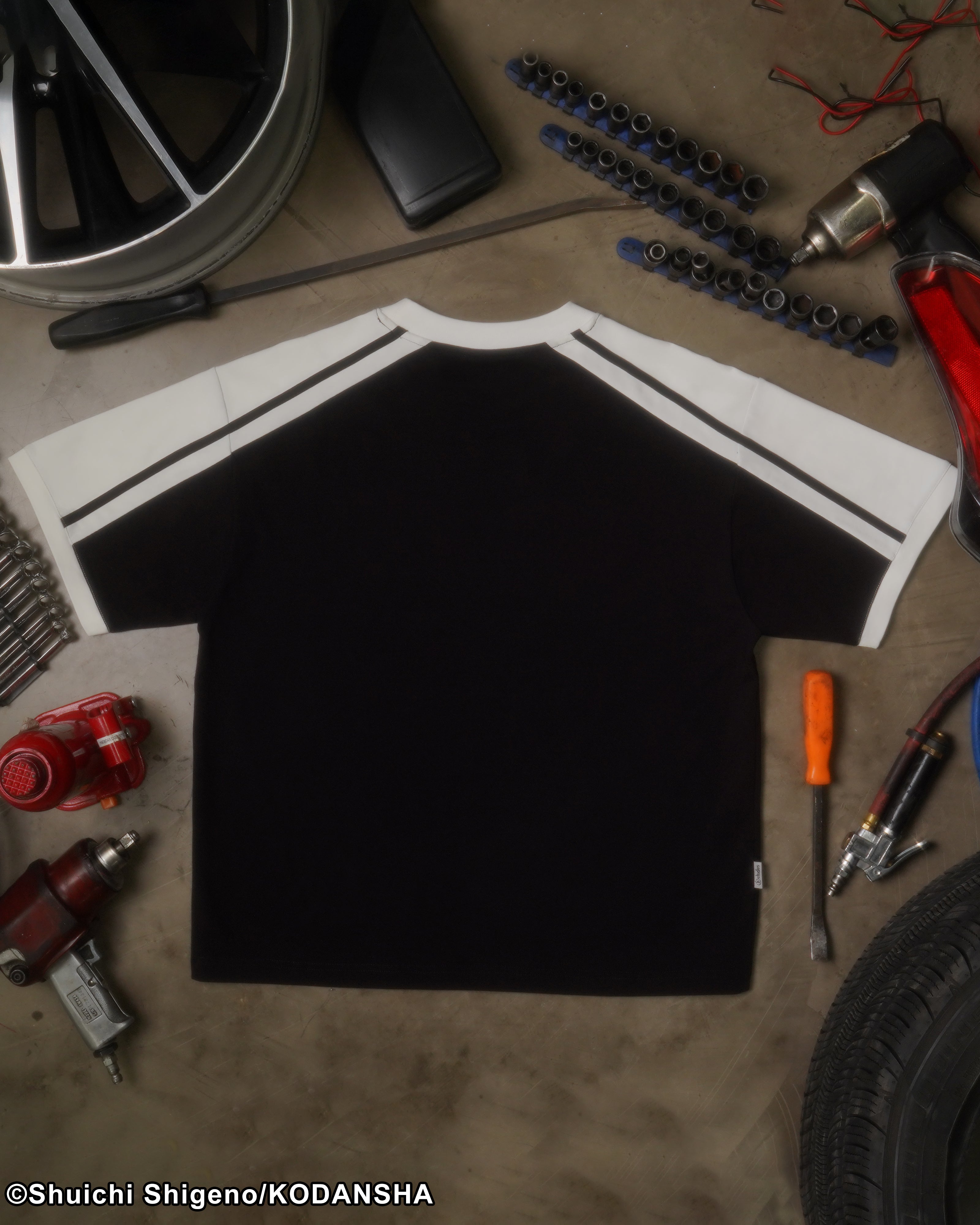 Initial D AE86 racing raglan tee 