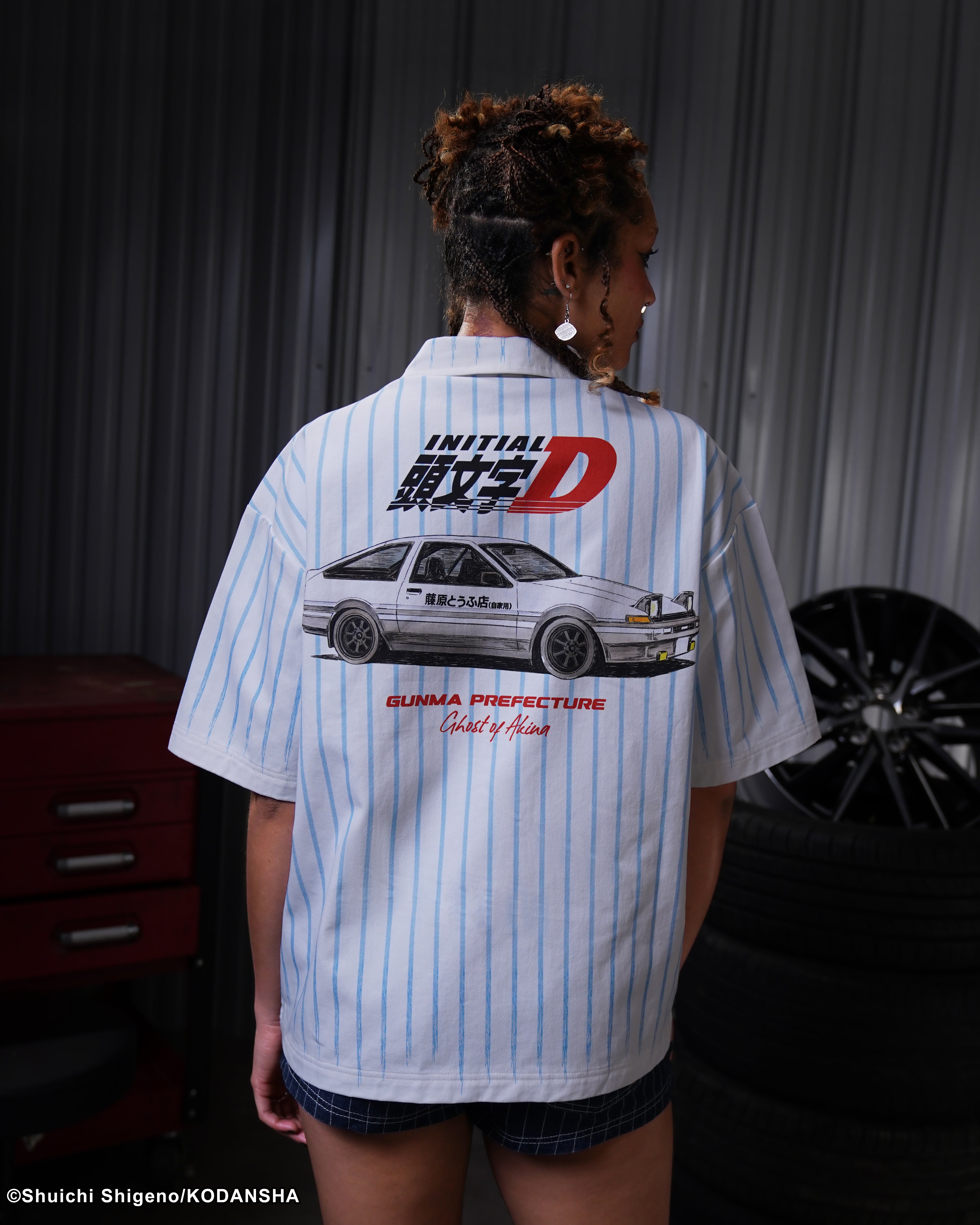 Initial D mechanic work shirt 