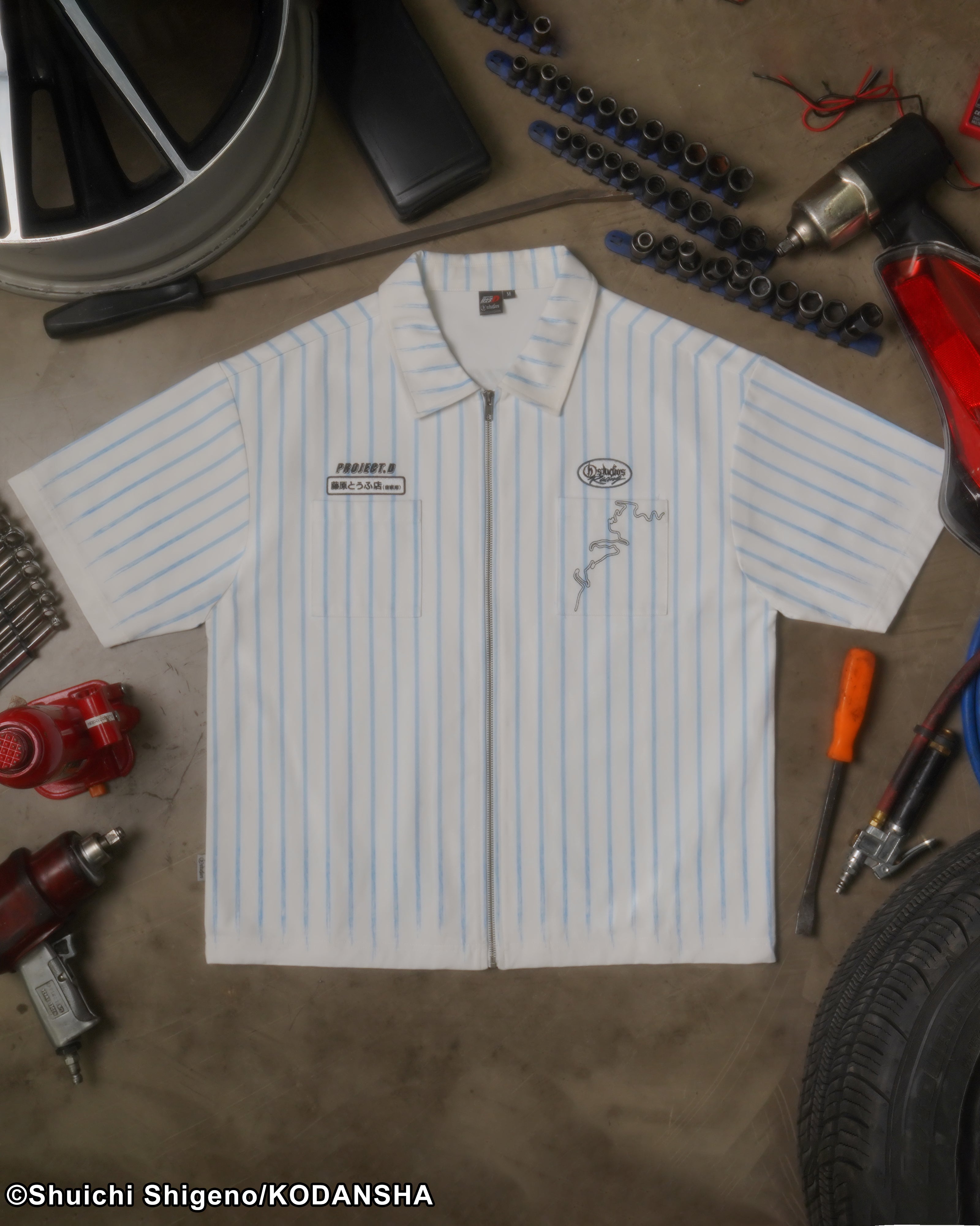 Initial D mechanic work shirt 