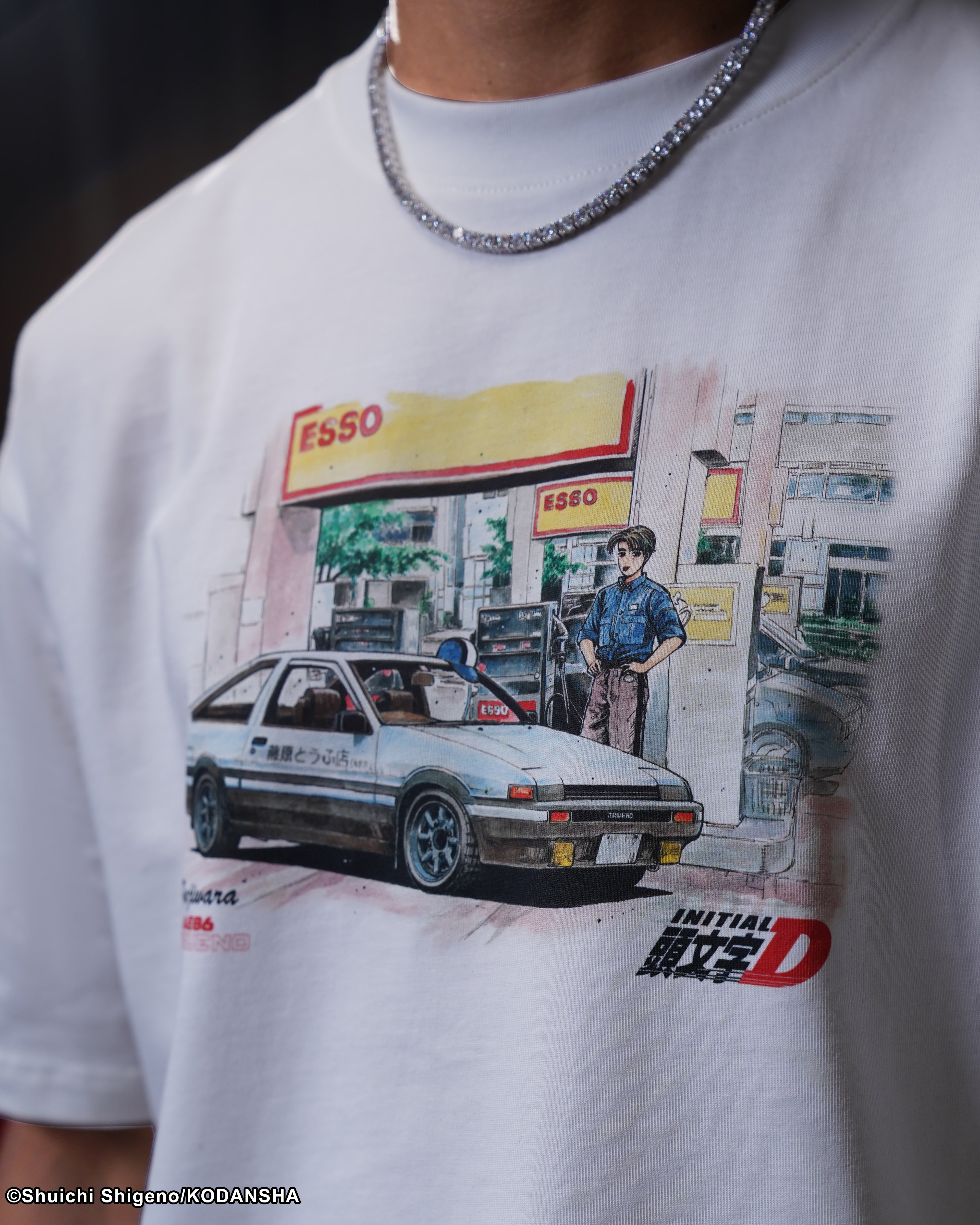 Initial D Esso Art manga tee 