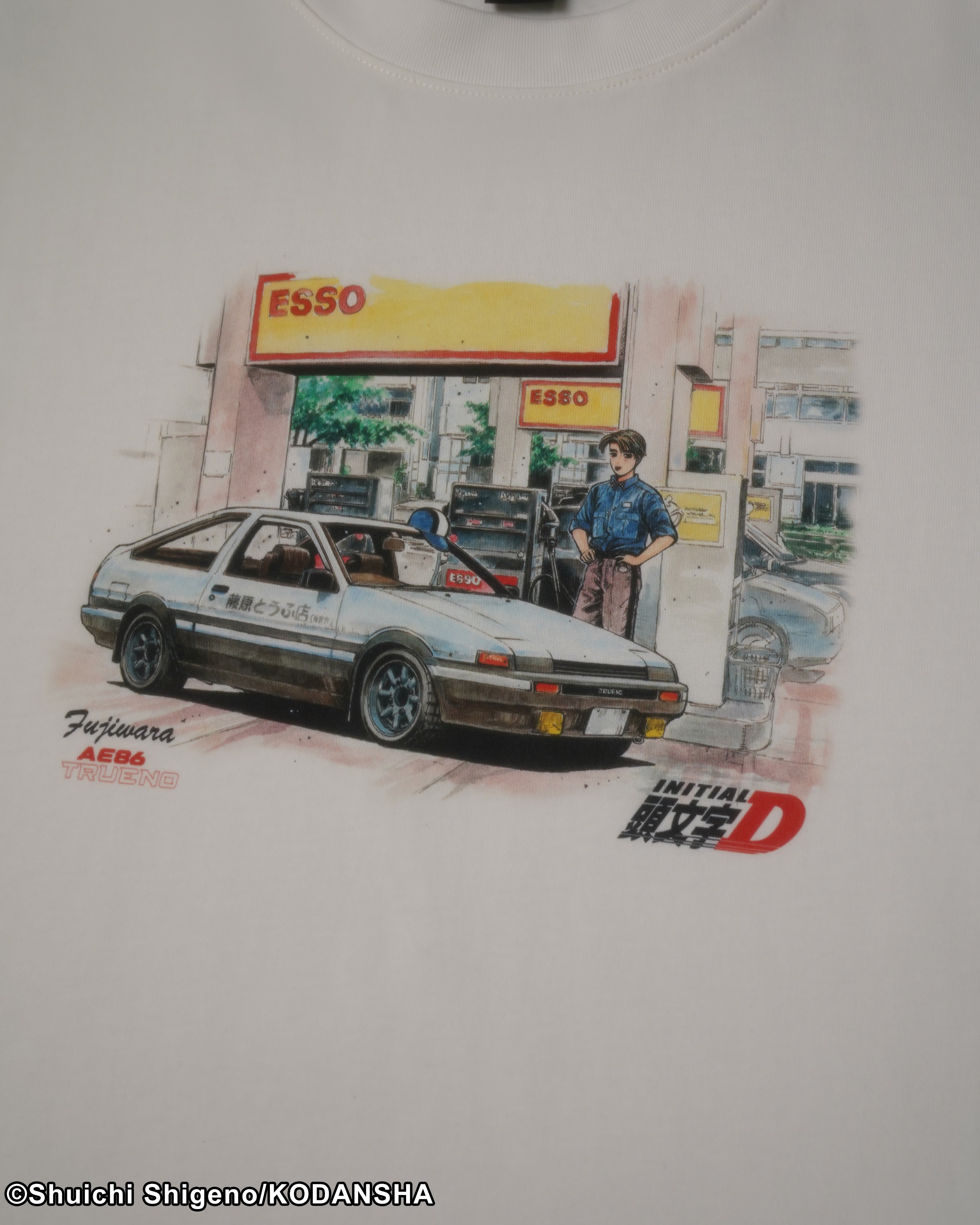 Initial D Esso Art manga tee 