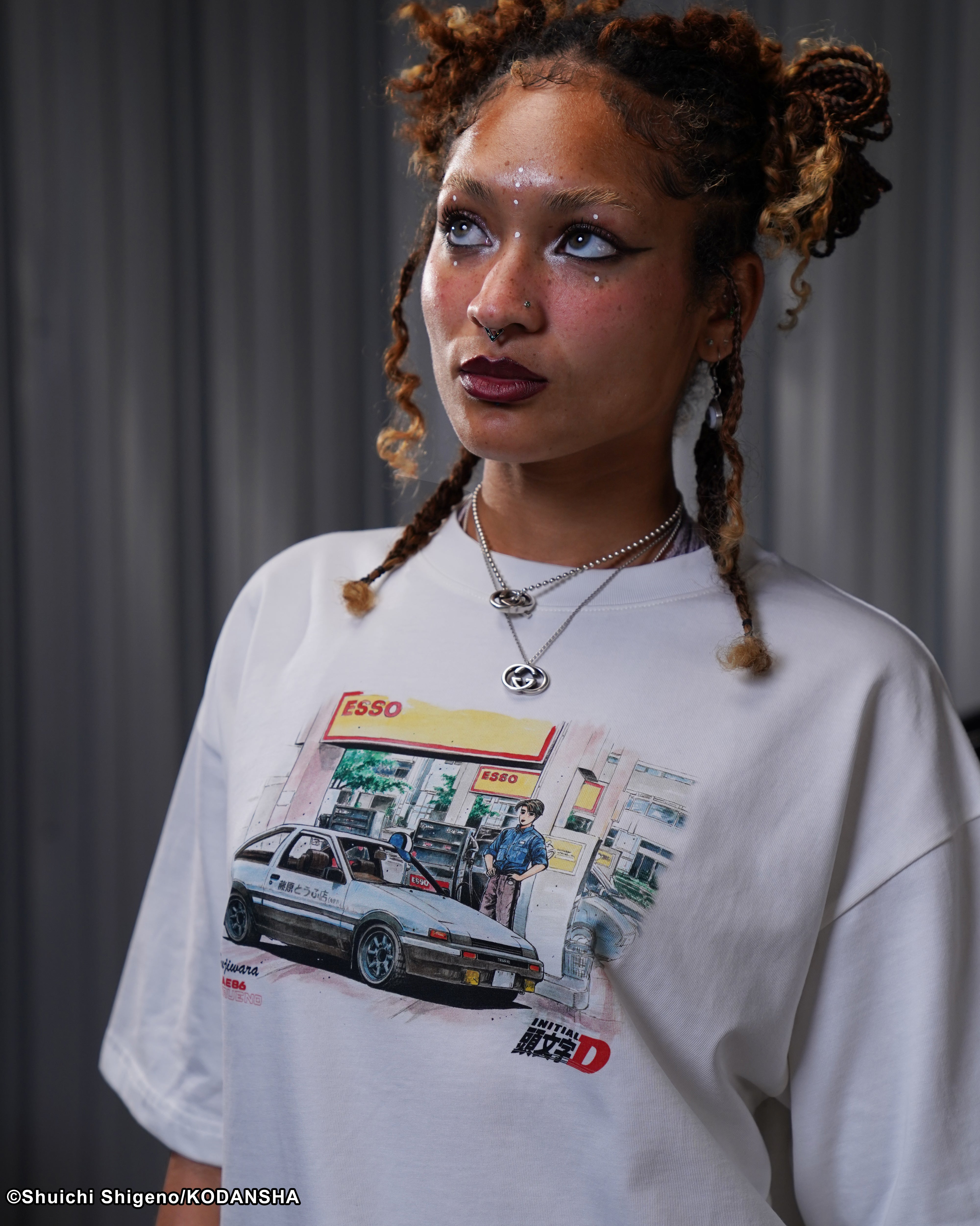 Initial D Esso Art manga tee 