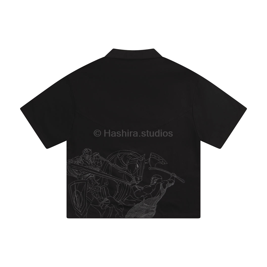 Lancelot Button Up Tee – Hashira Studios