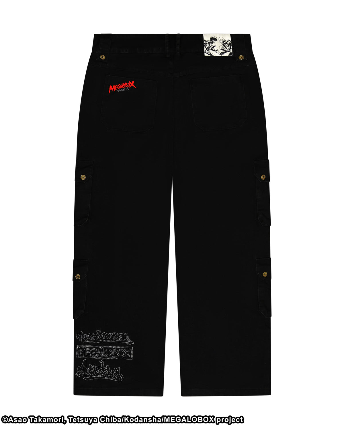 MEGALOBOX CARGO BLACK BOTTOMS 