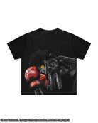 MEGALOBOX BLACK BOXING TEE SHIRT 