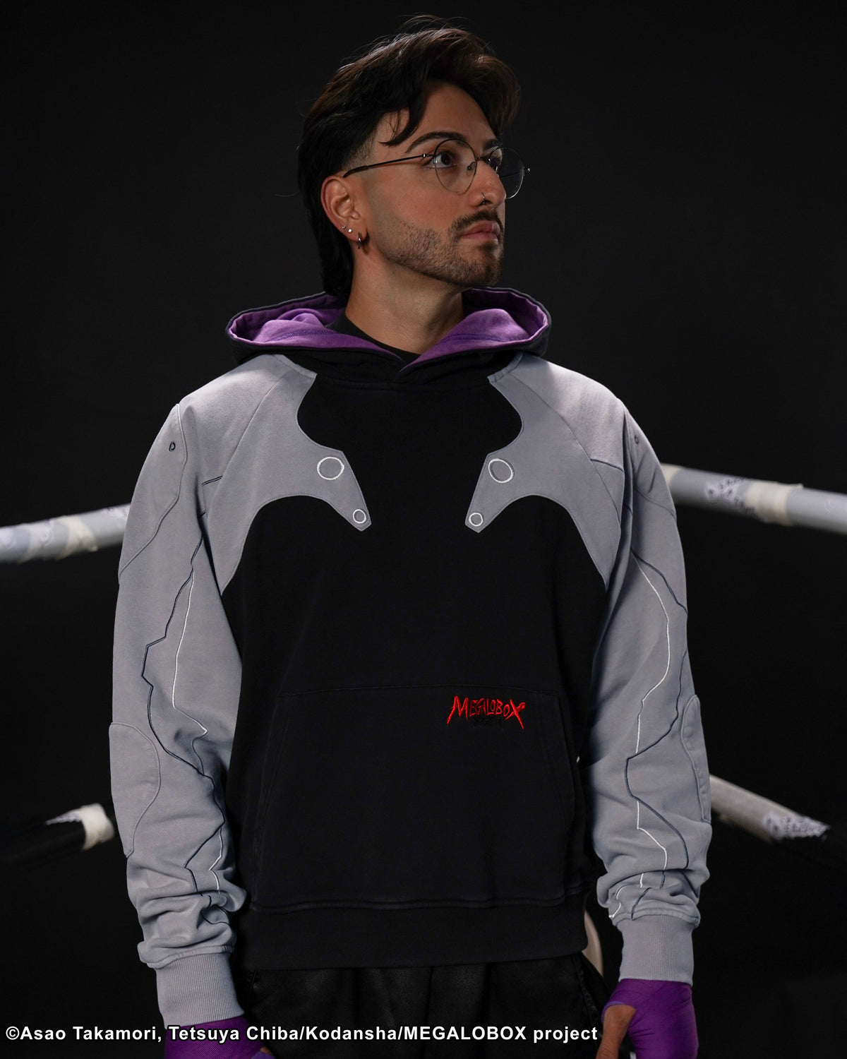 MEGALOBOX YURI PURPLE HOODIE 
