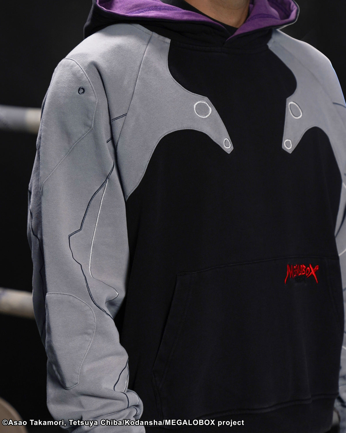 MEGALOBOX YURI PURPLE HOODIE 