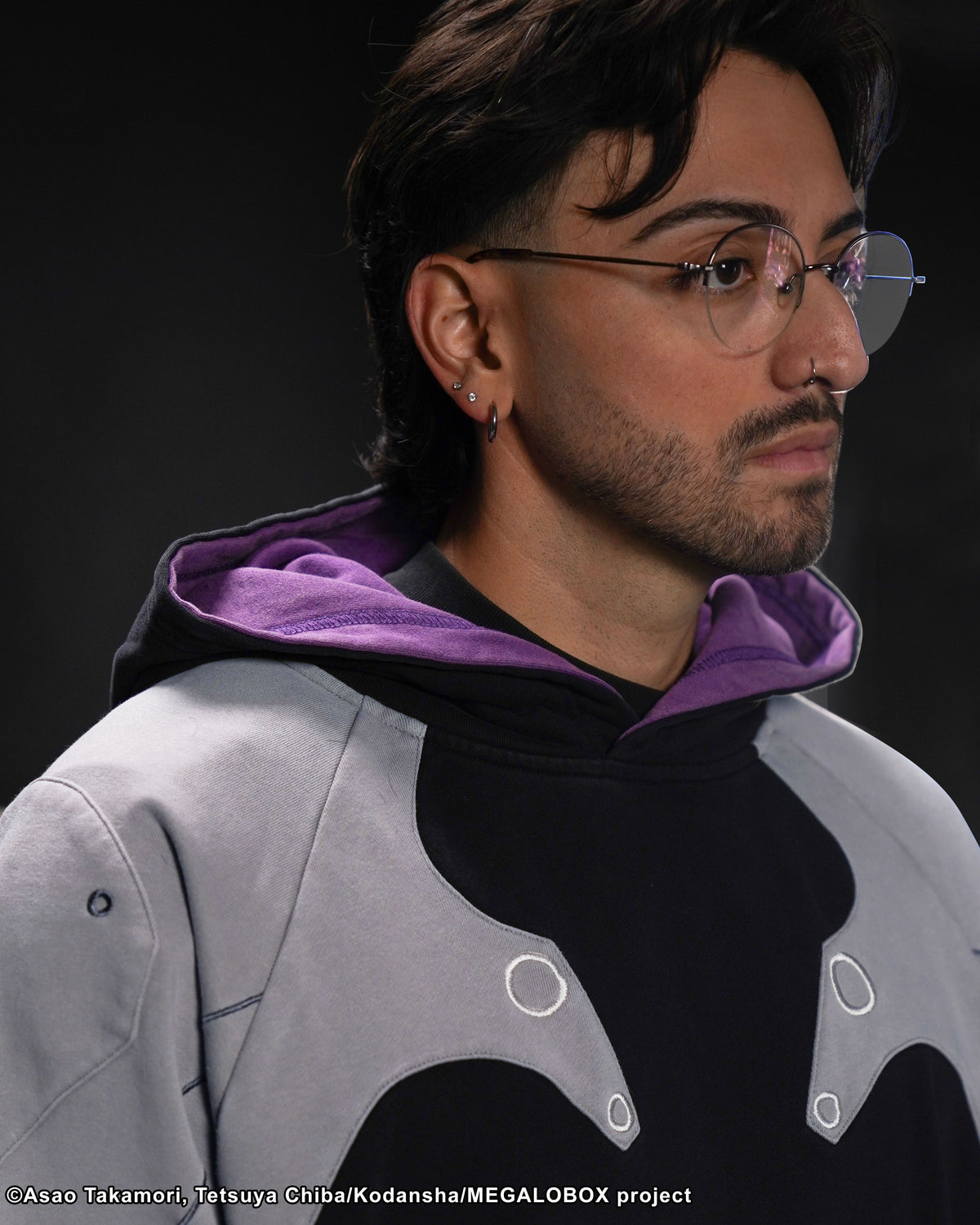 MEGALOBOX YURI PURPLE HOODIE 