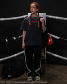 MEGALOBOX BLACK BOXING TEE SHIRT 