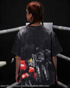 MEGALOBOX BLACK BOXING TEE SHIRT 