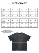 The Ghost in the Shell Motoko Kusanagi character printed tee. Size Chart